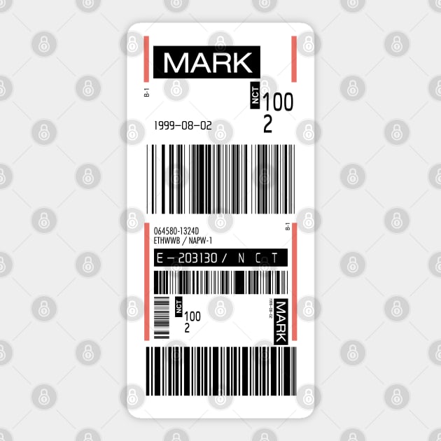 NCT's MARK's TAG - RESONANCE Sticker by Duckieshop